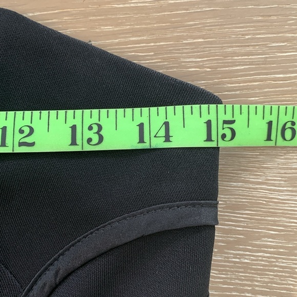 ABS Allen Schwartz Black Strapless Cocktail Dress - Picture 8 of 12